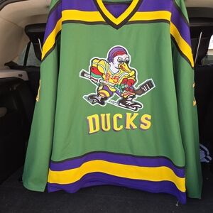 Ducks Green and Purple Men's Jersey
